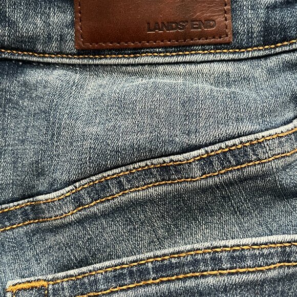 Lands End Womens Jeans Mid Rise Curvy Straight Leg Jean US 4 - Picture 7 of 7